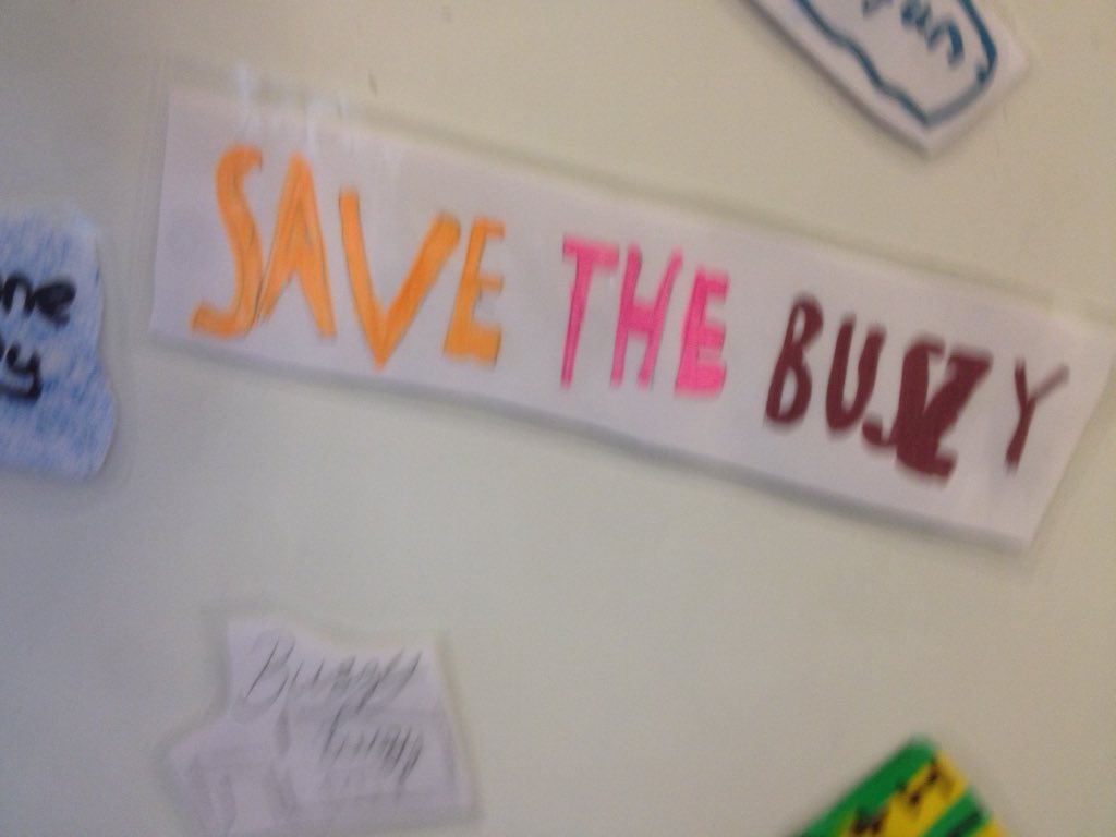 jakeswheels's tweet photo. This afternoon the kids on the @MaDteamMK hols scheme at @TheBuszyMK have got involved with #savethebuszy https://t.co/bOBcPySMYV