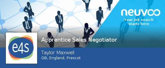 New #job opening at Taylor Maxwell in #Prescot - #Apprentice #Sales Negotiator #jobs neuvoo.co.uk/job.php?id=48y…