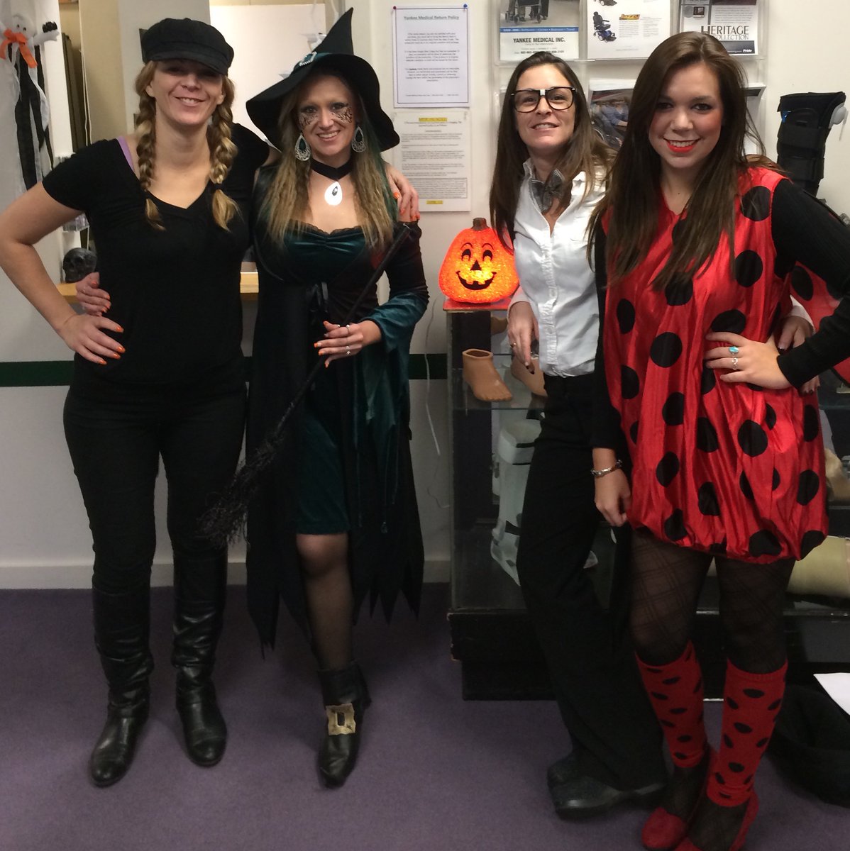 yankeemedical's tweet photo. With Halloween just a few days away we decided to share a #tbt of Yankee Medical's #halloweencostumes https://t.co/9S4utxbBkc