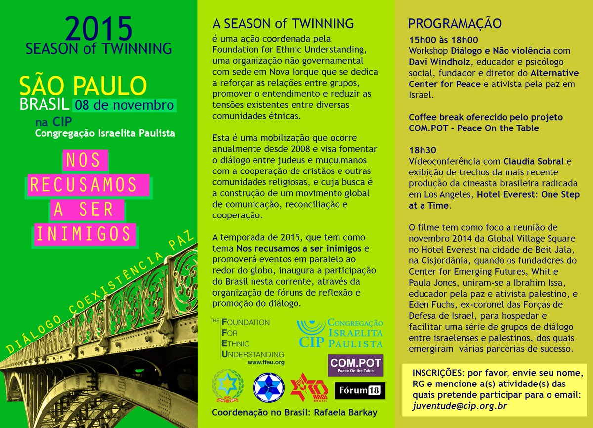 FFEUnyc's tweet image. Kick off for the Season of Tw15nning in Sao Paulo, Brazil #WeRefuseToBeEnemies #Tw15nning