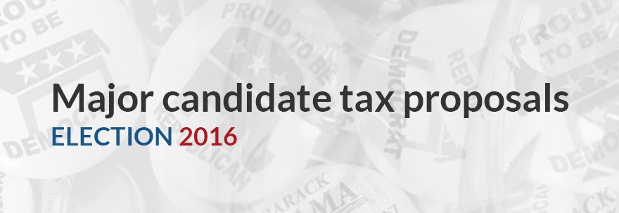 TaxPolicyCenter's tweet image. Compare and contrast all of the 2016 candidates' tax plans: tpc.io/election #Election2016