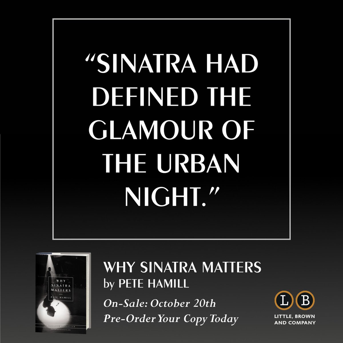 littlebrown's tweet photo. Do you celebrate the night life, the music, the drinks, the people? We do. That’s #WhySinatraMatters https://t.co/Jao02eMBsw
