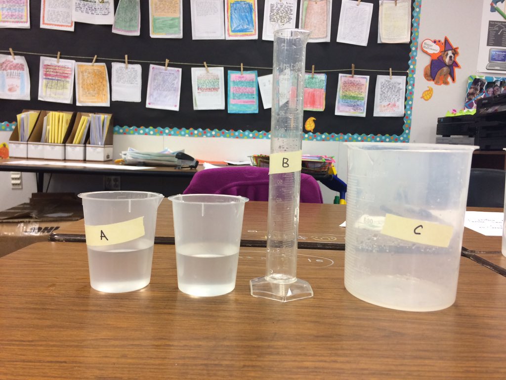 D8Explorers's tweet photo. Experiments Matter today: 1) It's different states; 2) Liquid volume (conservation and compensation). #20D8 #6D8 https://t.co/QpnjHVf5SS
