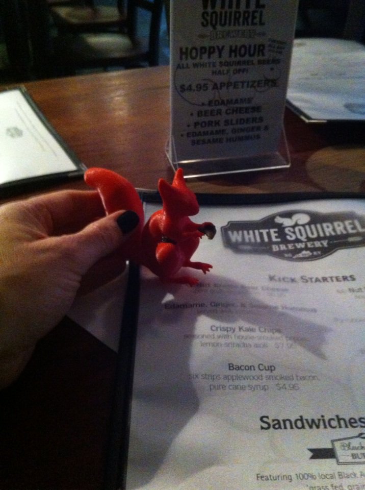 SKySciFest's tweet image. Join us! Joel brought a friend! #NutGathering @WhiteSquirrelBG