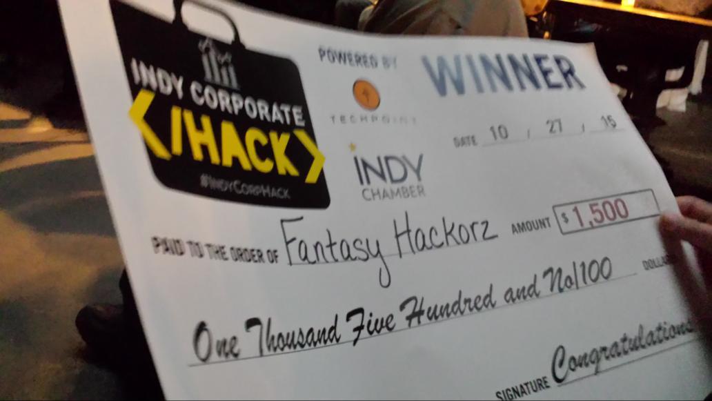 bumpslife's tweet photo. Winner ims challenge #fantasyhackorz #indycorphack great job https://t.co/kwZQTk8nCT