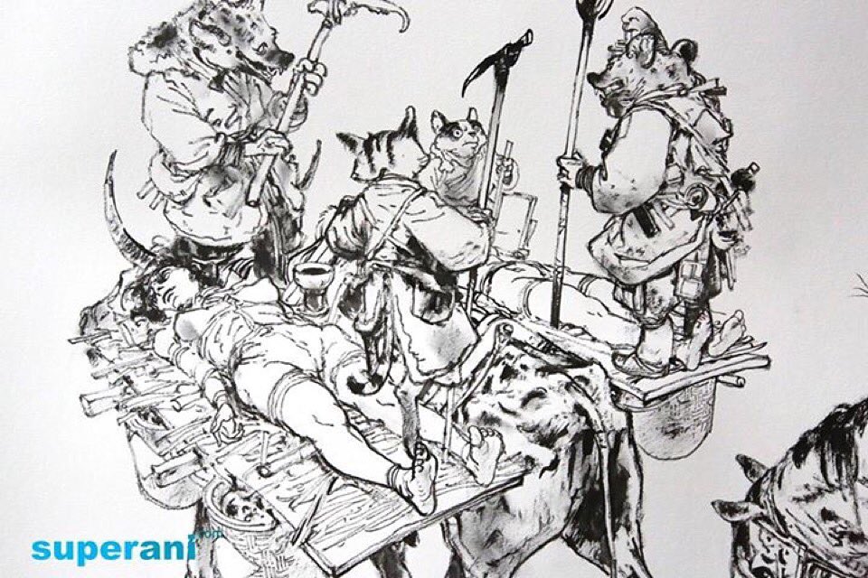 Drawing show at St-Malo #kimjunggi #illustration #drawing #art #sketch 