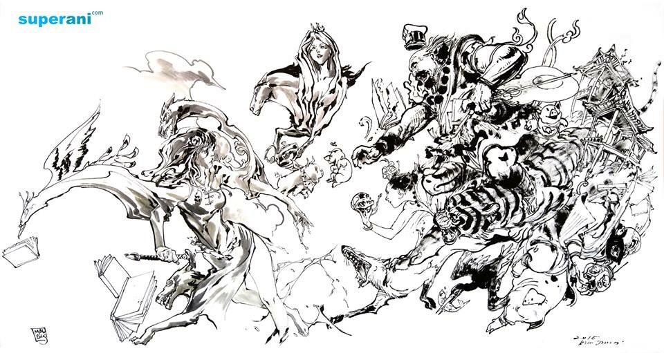 Drawing show at St-Malo #kimjunggi #illustration #drawing #art #sketch 