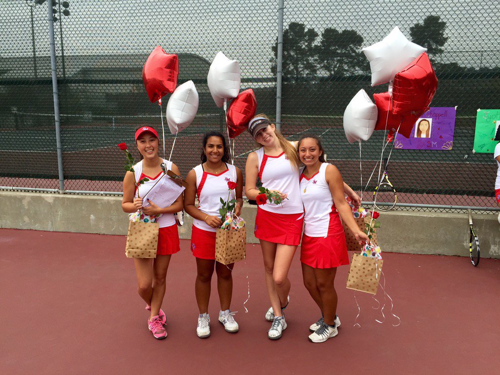 STMCHS_SCORES's tweet photo. Saint Mary's seniors in their last home league match! https://t.co/X1XqJ2Ma44