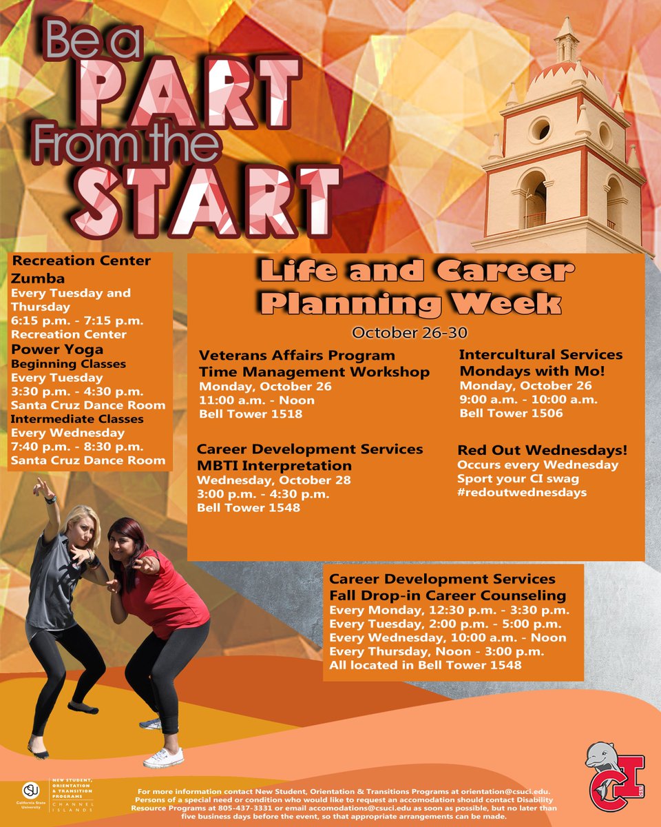 CI_NSO's tweet photo. The "Be a Part From the Star"t campaign is coming to an end! Stop by these events around campus! https://t.co/WjOrboEcRg