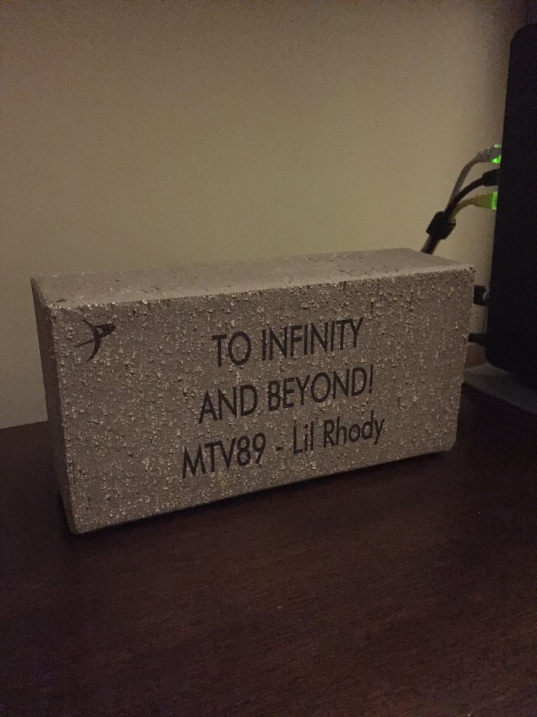 MattFromRI's tweet photo. Hey @exploreplanets @BillNye my brick came in! Can't wait to see it in person! #planetary35 https://t.co/NjlDL7Utsx