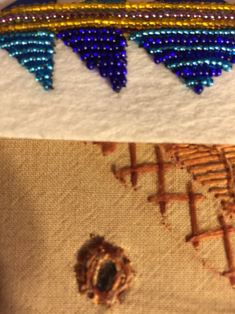 WeLiveNative's tweet photo. Working on tribute celebration #WaterisLife & #MotherEarthMatters beading for hatbands etc Stay tuned #WeLiveNative https://t.co/B0meEOy4Fp
