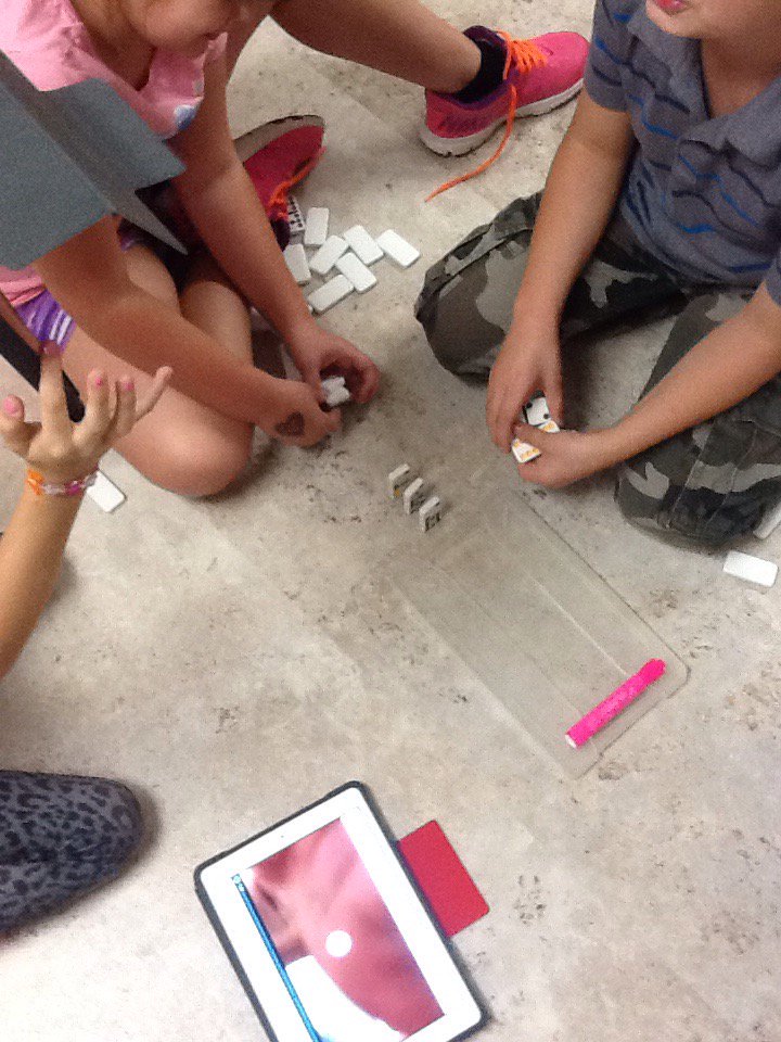 OCTArcher's tweet photo. Focusing on forces at work/discussing friction and position and how they affect movement.#octaylor https://t.co/Tmi1ua0wmV