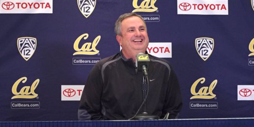 CalFootball's tweet photo. Press Conference Video: @CALCoachDykes https://t.co/QQx66hskMD #GoBears #CalFamily #2015CalFootball https://t.co/ogGiwFX3sx