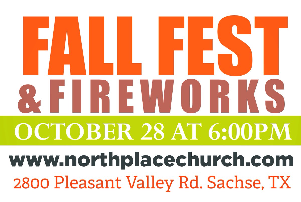 Northplace's tweet photo. We have the all clear from the city on the fireworks. See you tomorrow, it's going to be awesome! #FallFireworks https://t.co/GsyyIW9BKP