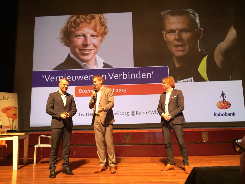 Leuke en inspirerende avond gehad met <a href="/BenWoldring/">Ben Woldring</a> en Bjorn Kuipers @RaboZWD #BSE2015
