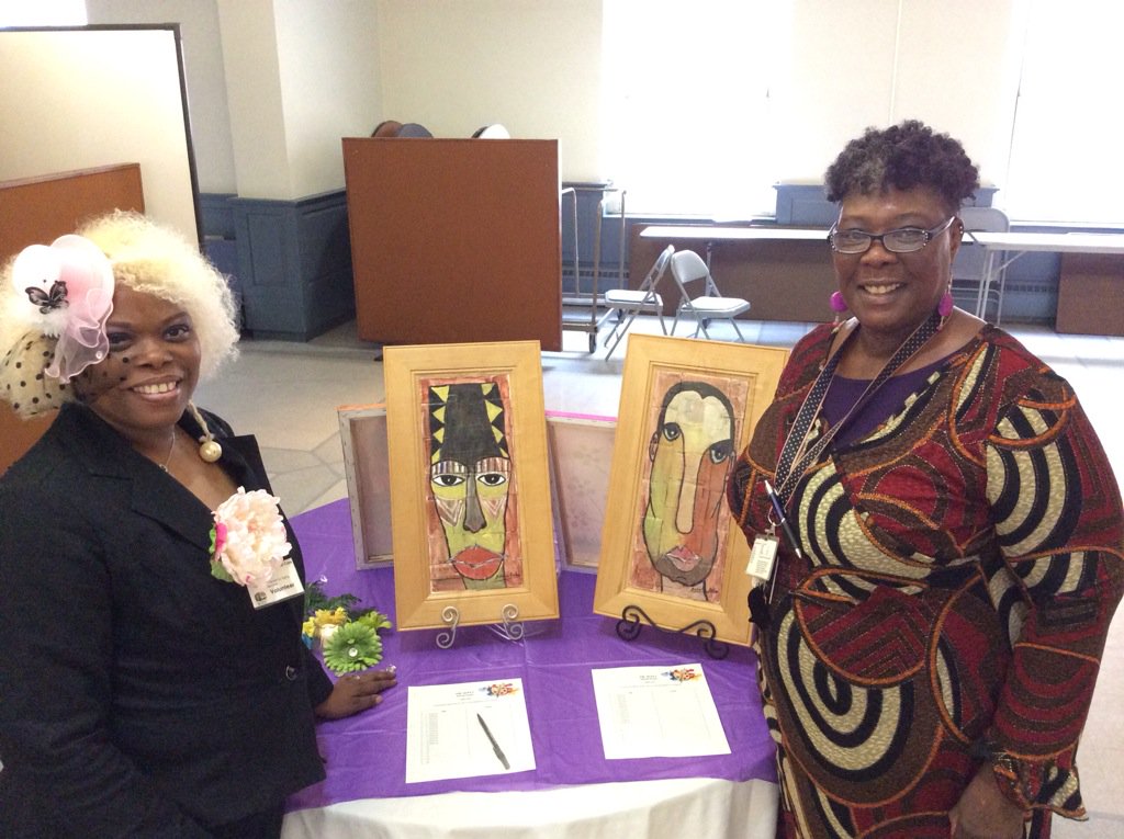 StoddardDC1902's tweet photo. #stoddard #baptist raises fun and funds during resident staff art show. https://t.co/MizWJNJ95j