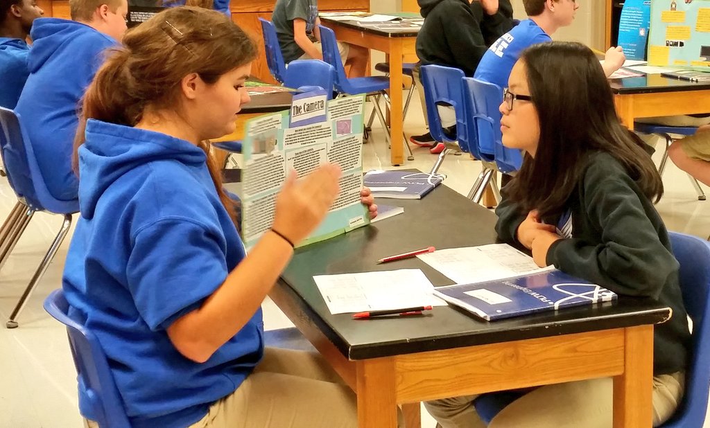 Eastside_PLTW's tweet photo. Quest team peer presentations today - awesome job! Lesson 1.1.3 #STEM #PLTW_KY #PLTWMidwest https://t.co/HyDq3nSATL