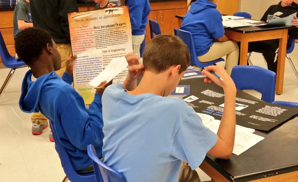 Eastside_PLTW's tweet photo. Quest team peer presentations today - awesome job! Lesson 1.1.3 #STEM #PLTW_KY #PLTWMidwest https://t.co/HyDq3nSATL