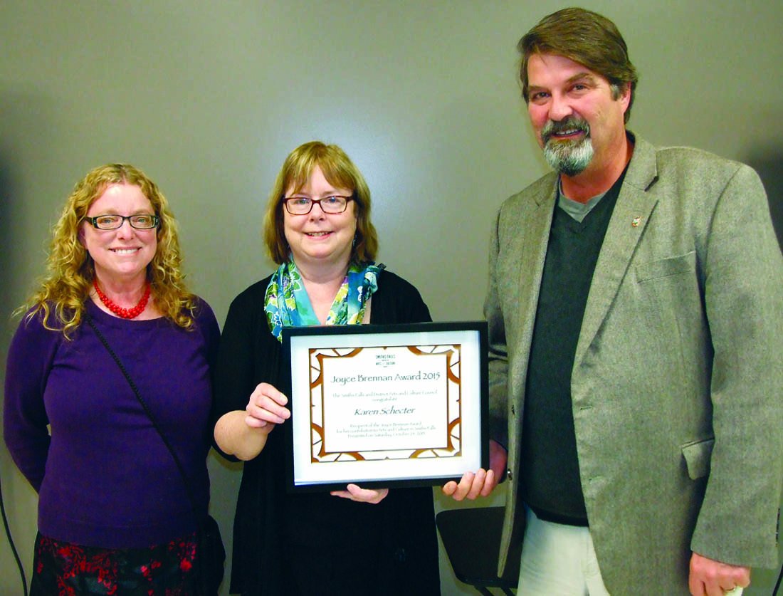InOttValley's tweet photo. Karen Schecter is this year's Joyce Brennan Award winner in Smiths Falls https://t.co/8OjXEmEQtf https://t.co/pgYdfGIsvy