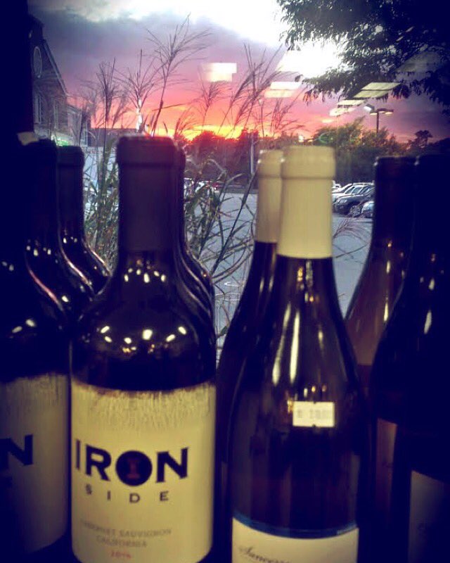 IronSideCellars's tweet photo. Beautiful red wine paired with an even more beautiful sunset. We love the sky at dusk in the fall! #ThisIsIronSide https://t.co/fO0nghO5W2