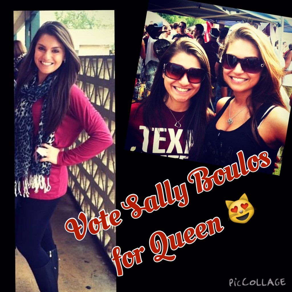 MBMBMBMB0's tweet photo. Bobcats! It's Homecoming time. Vote Sally Boulos for Queen & Olivia Hagood for Gaillardian! #TxSt #dsweets 😸🐾🏈 https://t.co/ZrgWddHicU
