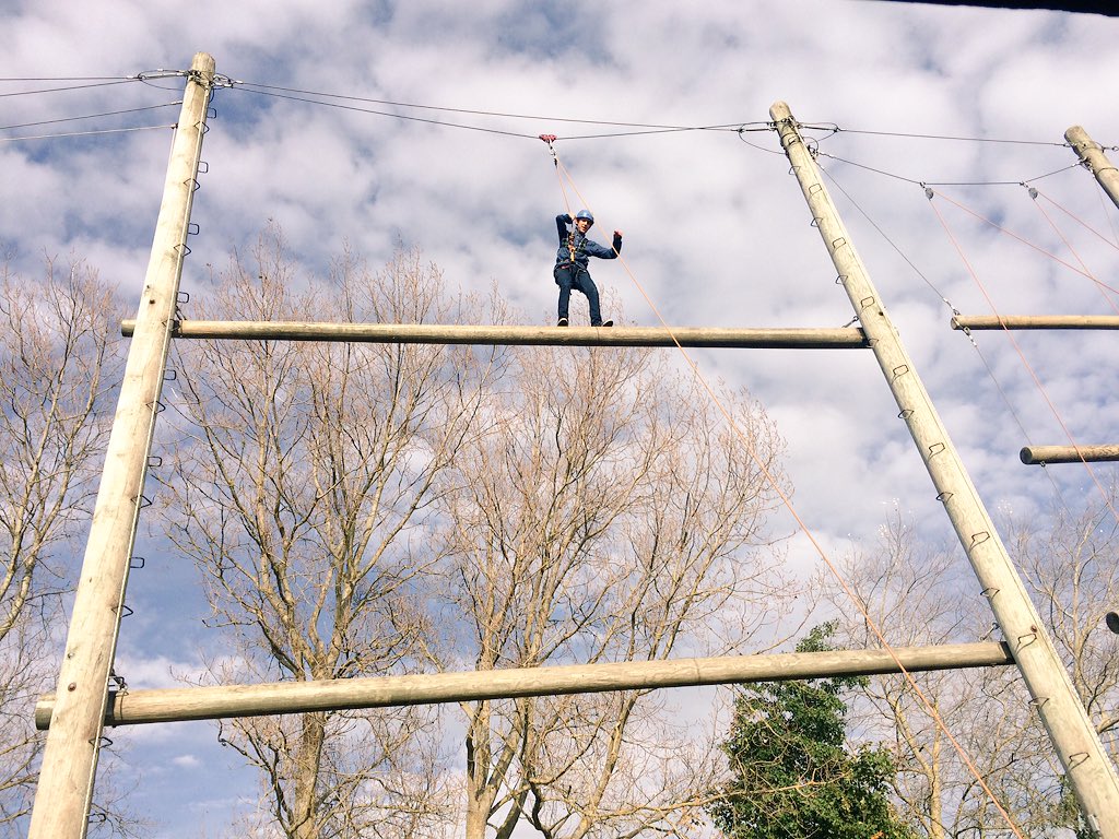 NCSexeter4's tweet photo. Balance beam for our last activity! Hope everyone has had a fab time!⭐️🌞🎉 @Engage4LifeUK https://t.co/feOubLzbiD