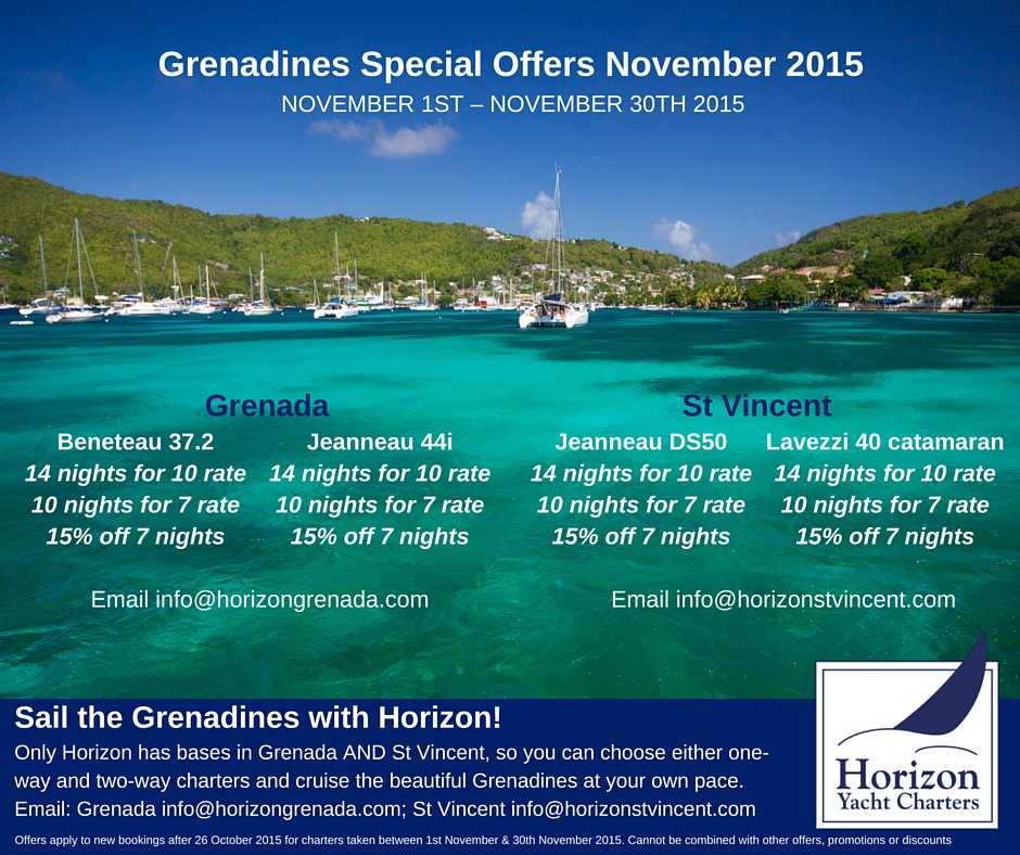 horizonyc's tweet photo. Just released - Grenadines charter special offers for November! https://t.co/hmcqO6RJ0n https://t.co/JpxhAQbfaz