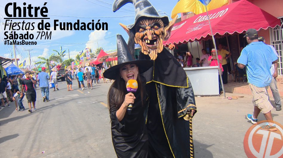 alopanameno's tweet photo. Una bruja de Monagrillo se tomó el Desfile d los @Chitreanos para traer la mejor cobertura este Sábado 7PM https://t.co/c12XlQq31f