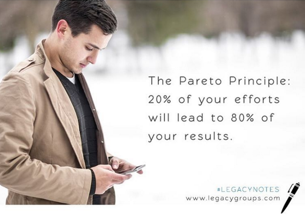 legacy_groups's tweet image. Don&apos;t forget the 80/20 rule and double down on those essential efforts #takenote #legacynotes #consulting ✏️