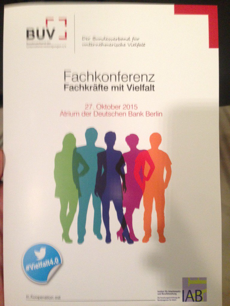 Talhatweet's tweet photo. @buv_ev @BMAS_Bund starke Veranstaltung! #Fachkraefte #Fachkraeftewoche #Vielfalt4.0 #Deutschland @INQAde https://t.co/qUjTq8fLAj