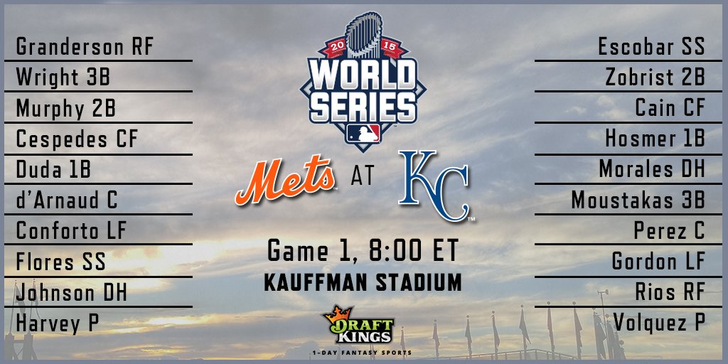 MLBReplays's tweet photo. The Fall Classic is finally here. LET’S GO. https://t.co/Jn0Xi47ASc #WorldSeries #DKLineup https://t.co/GDbZKdlrtx