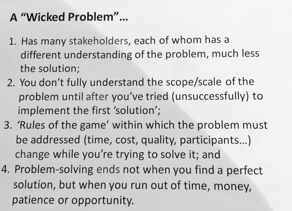 THECUBELondon's tweet image. Defining a #complexproblem.