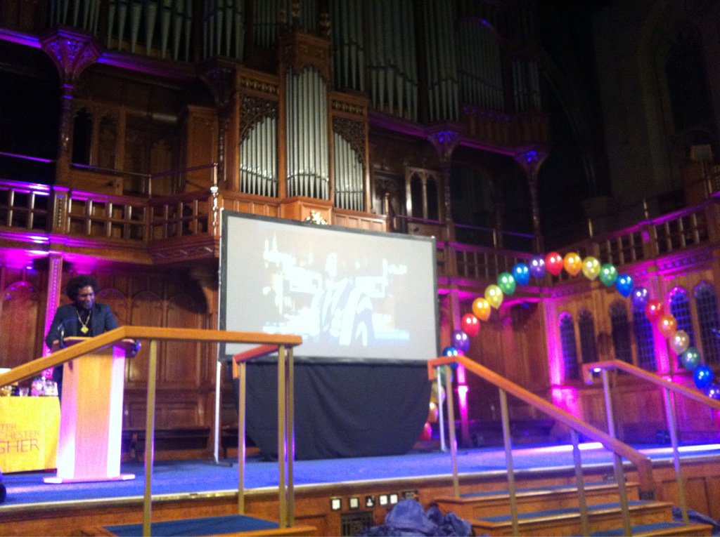 UoMSchools's tweet photo. Lemn Sissay welcoming everyone to the Greater Manchester Care Leaver Awards 2015 #cla2015 @lemnsissay #uom https://t.co/F7qd0f4YaA