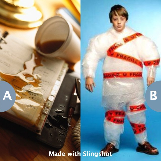 Slingshot_App's tweet photo. Are you a clumsy or an overly cautious, person? https://t.co/9k33AyJ8mK https://t.co/WE3xWWf3xw