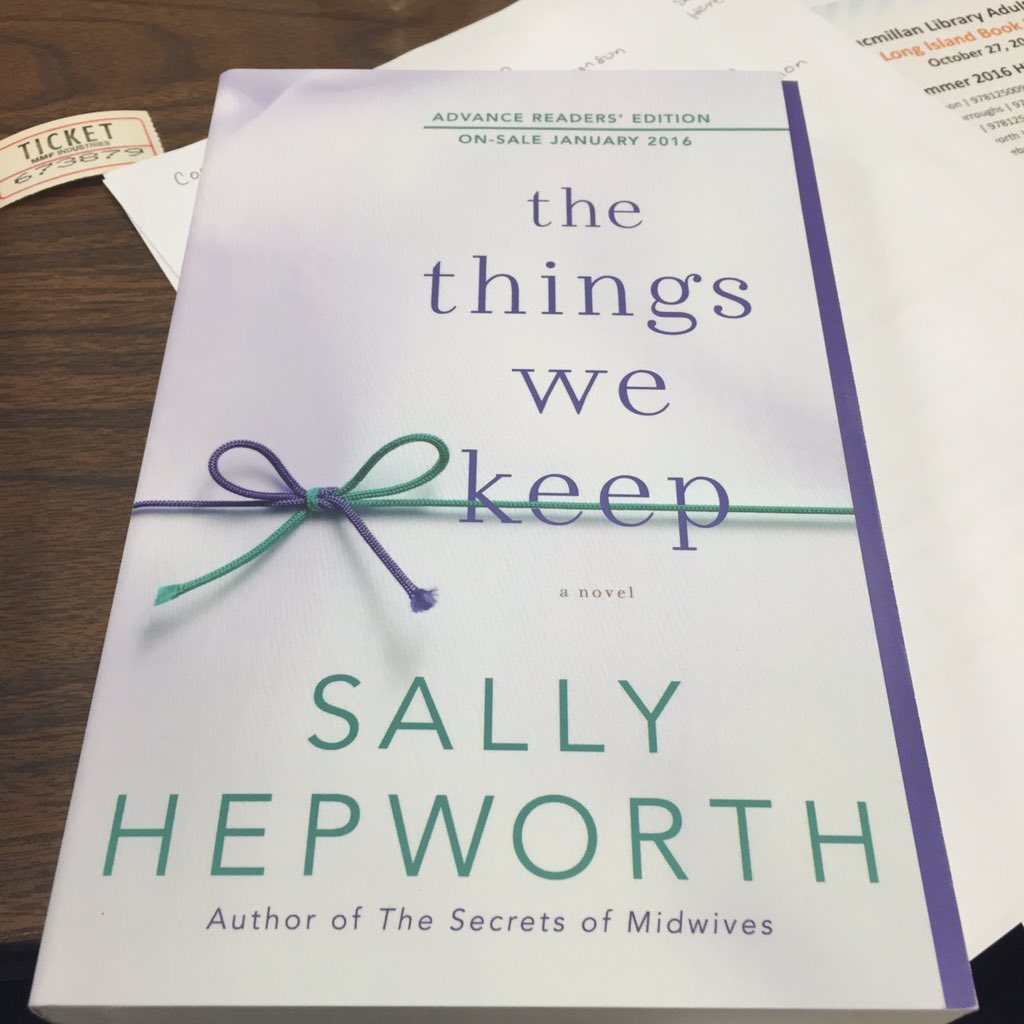 libookperson's tweet photo. Excited about this one - The Things We Keep by #SallyHepworth #LIBookBuzz https://t.co/S3mv3HnmkM