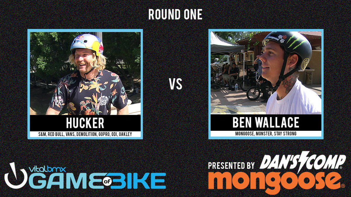 Game of BIKE video - <a href="/BenWallaceBMX/">Ben Wallace</a> vs <a href="/MikeHucker/">Michael Clark</a>. Watch. Laugh. vitalbmx.com/videos/feature… <a href="/Mongoose/">Mongoose Bikes</a> @SandMshitter