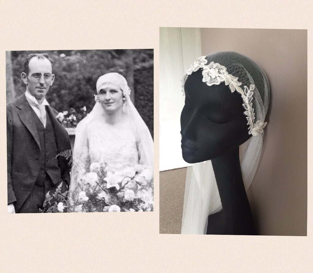 sashandveil's tweet photo. 1920s #vintage feel recreated in our #julietcap veil in super romantic Delica tulle &amp; French lace #essexbridaltalk https://t.co/0uQXLIGVRp