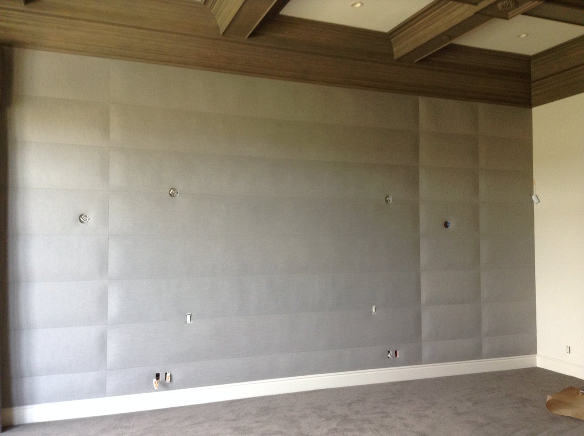 Acoustic_Panel's tweet image. Acoustics and fabric installed by Acoustic Finishes. Rancho Santa Fe CA master Br. #acousticfinishes #acousticpanels