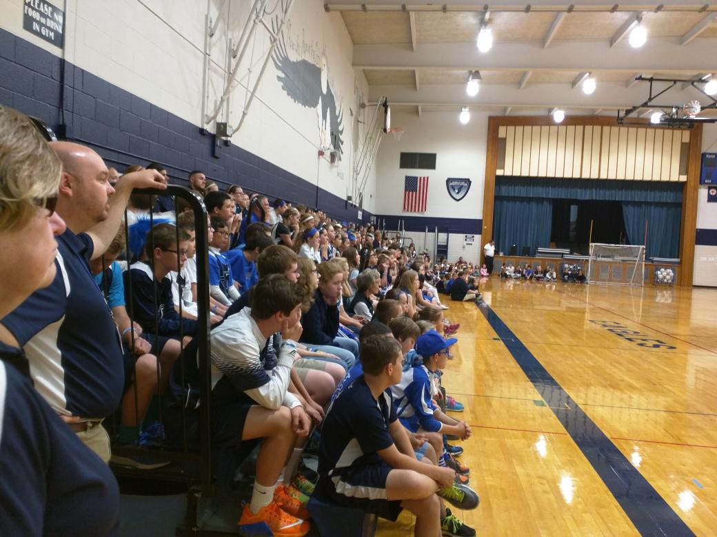 ILS_StCharles's tweet photo. Pep rally! #ilssc https://t.co/ipQQHqdASP