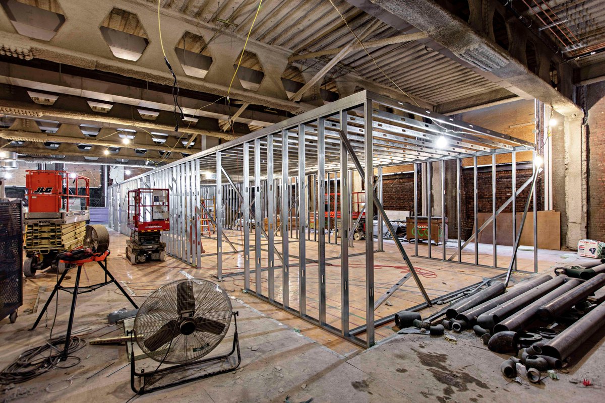 MillieBuilds's tweet photo. LeFrak Center taking shape. Faculty and programs will move in after this semester. Grand opening in January. https://t.co/1HT2SxnRaE