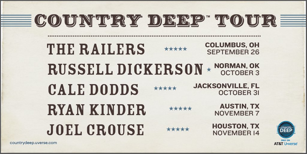 CaleDodds's tweet photo. Retweet today to win 2 passes to hang out w/ me and @CountryDeepTV on the #CountryDeepTour at the @FootballUGA game! https://t.co/m8zBBOLV1L
