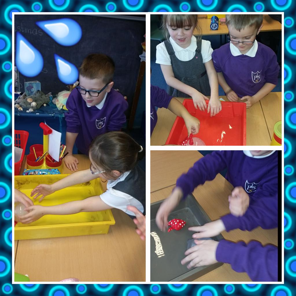 P2_3langlees's tweet photo. Super science today. We learned that ice is a solid and it melts into a liquid when heated. #iceballoon https://t.co/ODRZVNglfa