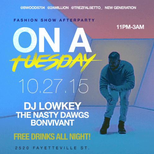 FollowBWOODS's tweet photo. @swishstyled DjLowkey + Ques + Bonvivant + Akas +Free Drinks = #OnATuesday @ COCOs 2nite #MaximumCapacity #nccuhc https://t.co/OYj71gaTEG
