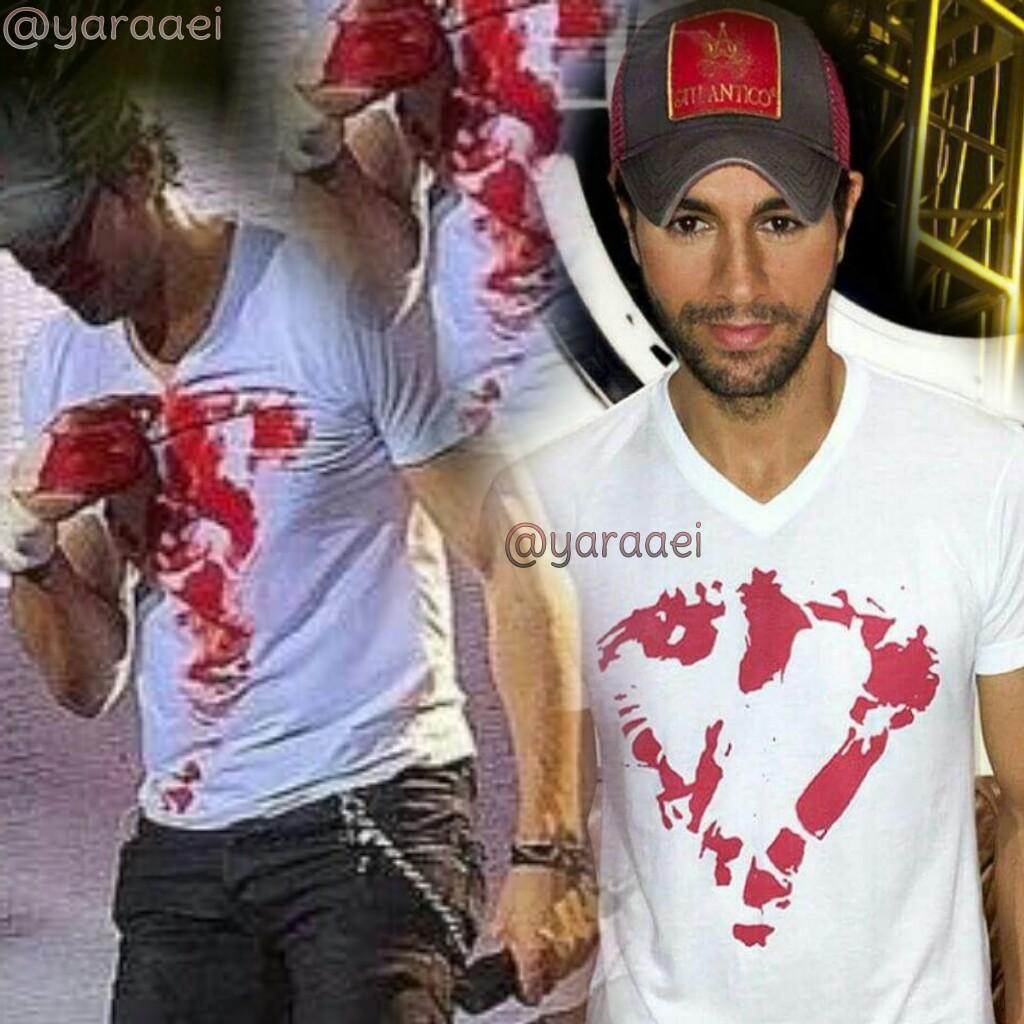 YaraaEI's tweet photo. Dont ask why @enrique305 is a hero❤he made us by his blood a heart&amp;now he is hlping saving the children #Hearts4Kids https://t.co/6p36q5U79R