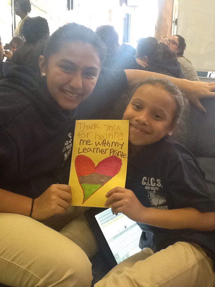 McajigasWb's tweet photo. 7th graders helped 2nd graders with their learner profile #cicswestbelden @MsSmithWB https://t.co/8xzG2lp708