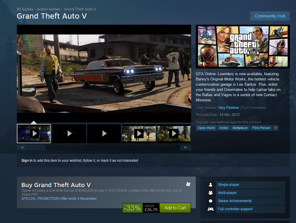 Grand Theft Auto V on Steam