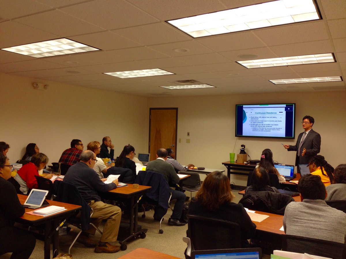 NYIC_Training's tweet photo. .@BrianWangLaw a BIG thank you for volunteering your time and teaching attendees about #naturalization! https://t.co/wOeP2wgyjh