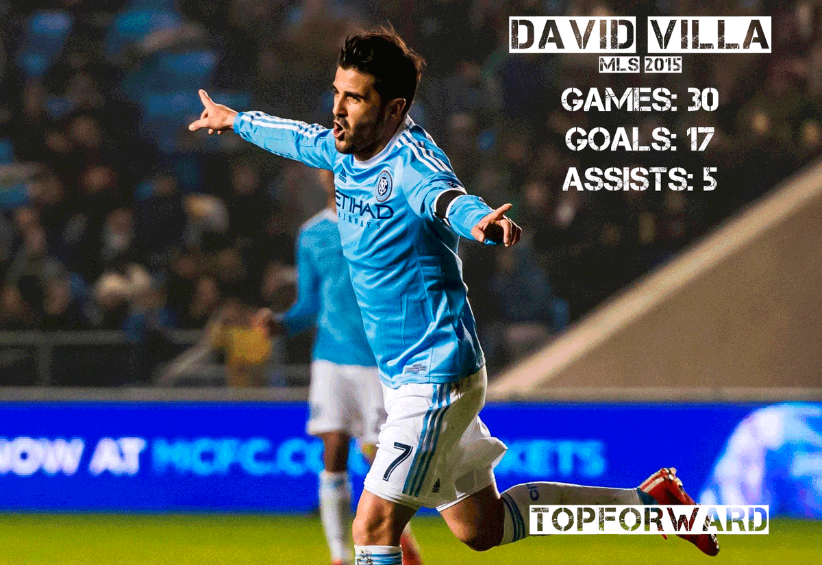 TheTopforward's tweet image. David Villa in #MLS 2015