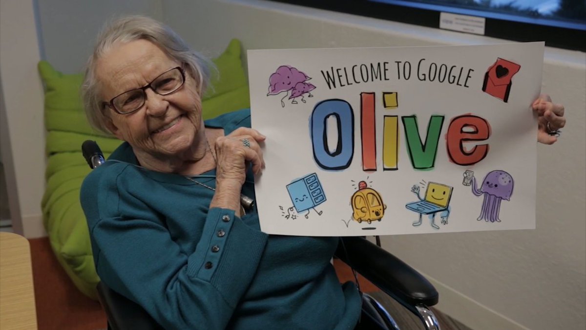 CBSNews's tweet image. 97-year-old great-grandmother&apos;s visit to Google HQ is the best thing you&apos;ll watch today cbsn.ws/1GH11p7