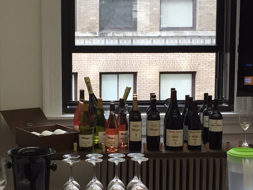 _GibsonNYC's tweet image. @bodegasmuga @GrupoJOrdonez #NYC #Muga Tasting